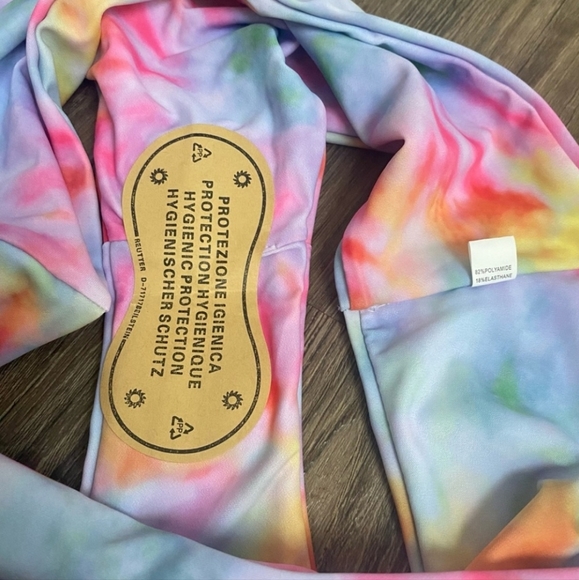 NWT Tie Dye high waisted bikini size medium - Picture 4 of 14